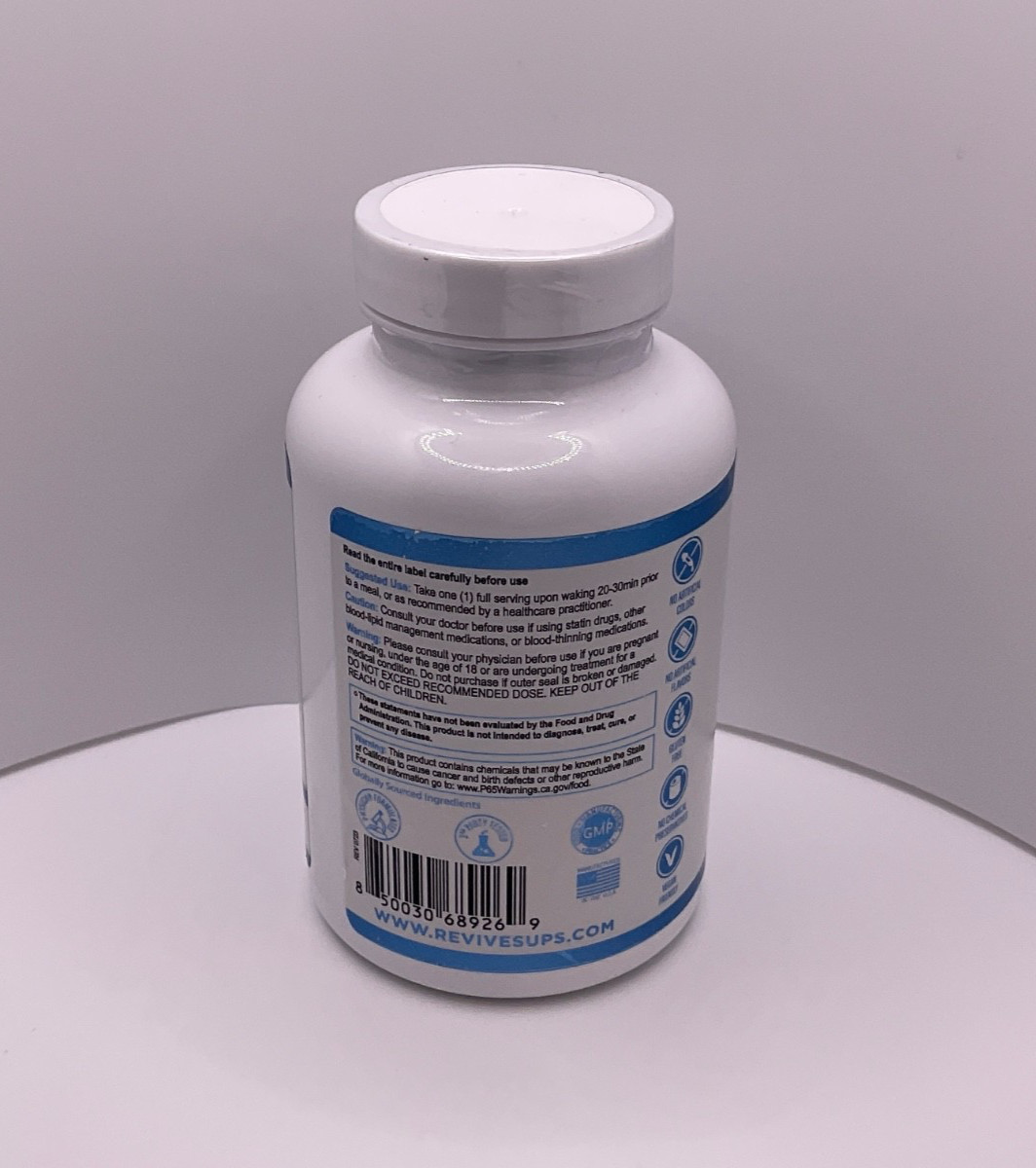 Revive MD Lipid Supplement Supports Healthy Cholesterol Levels Sealed Exp 10/26