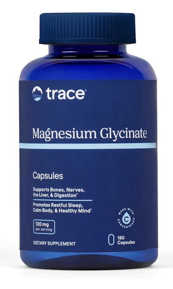 2 Pack Trace Minerals Magnesium Glycinate Gentle Healthy Bones Nerve Mind Sleep