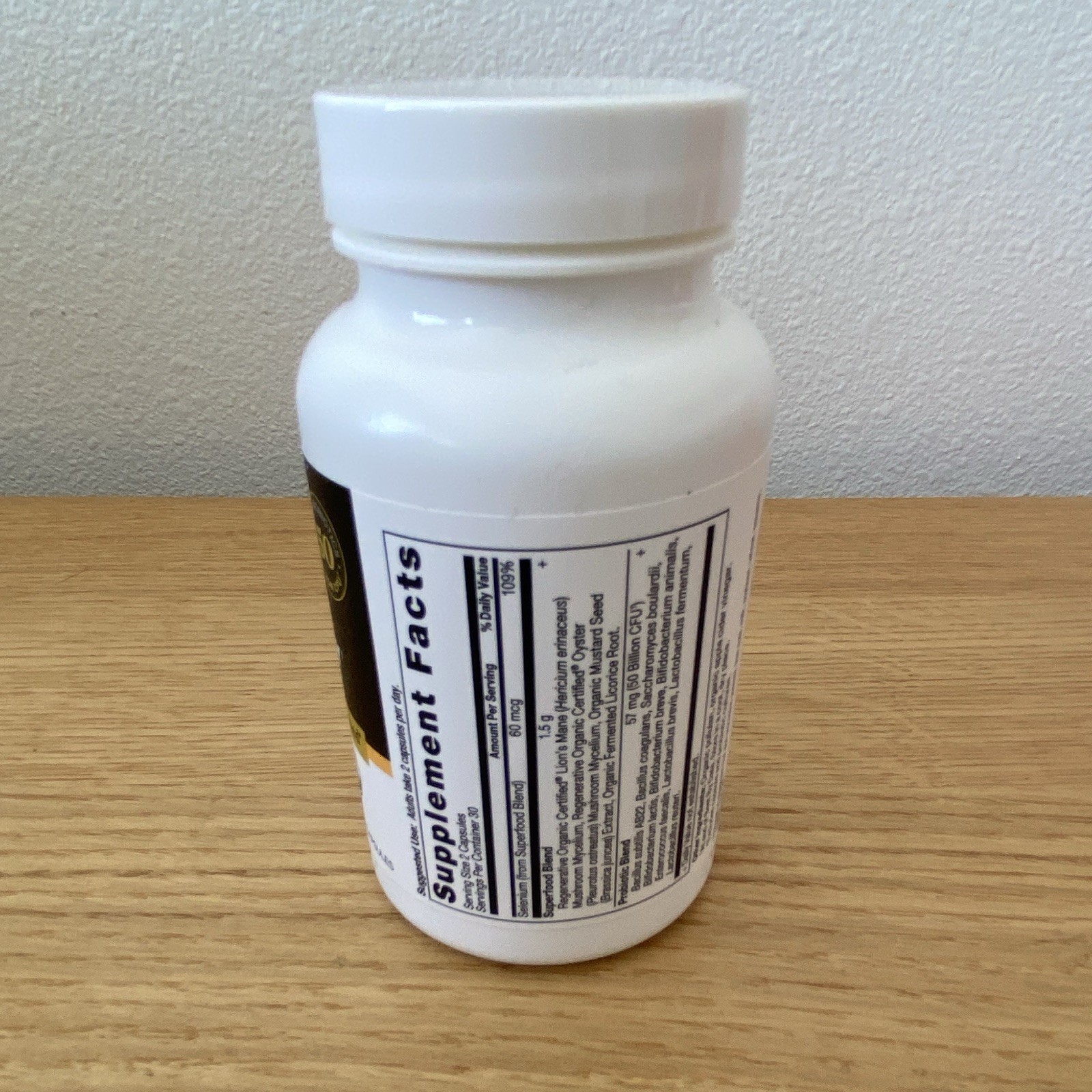 Ancient Nutrition Gut Recovery Probiotic USDA Organic 60 Capsules Exp 07/2027