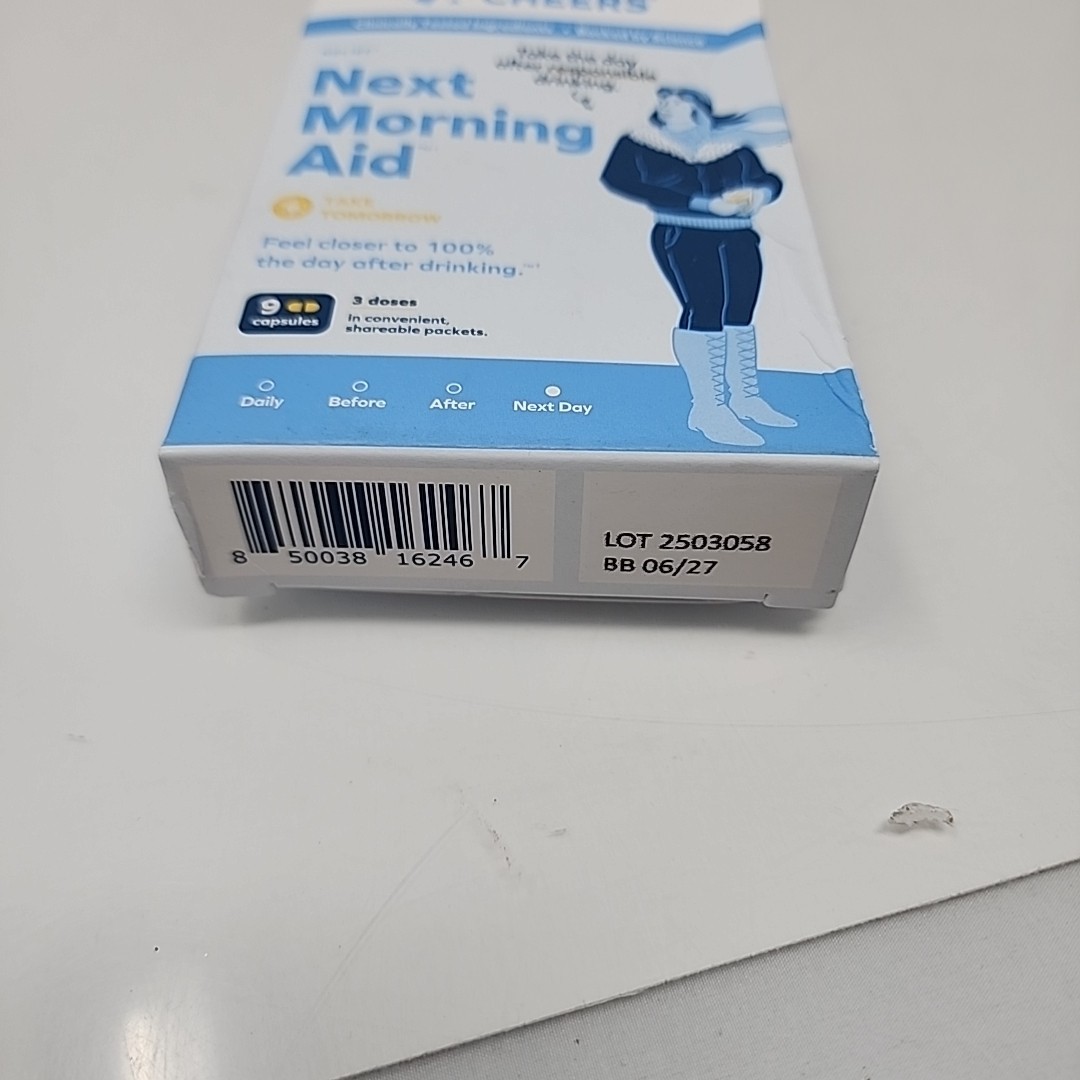 CHEERS NEXT MORNING AID 9 CAPSULES 06/27