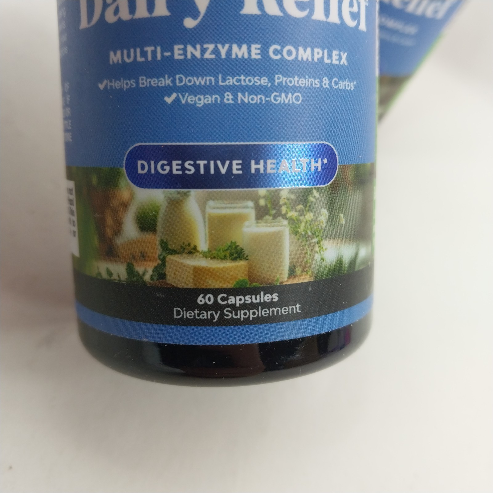 2x Lactose Intolerance Pills 60 Days Supply Fast Dairy Digestive Enzyme 60ct