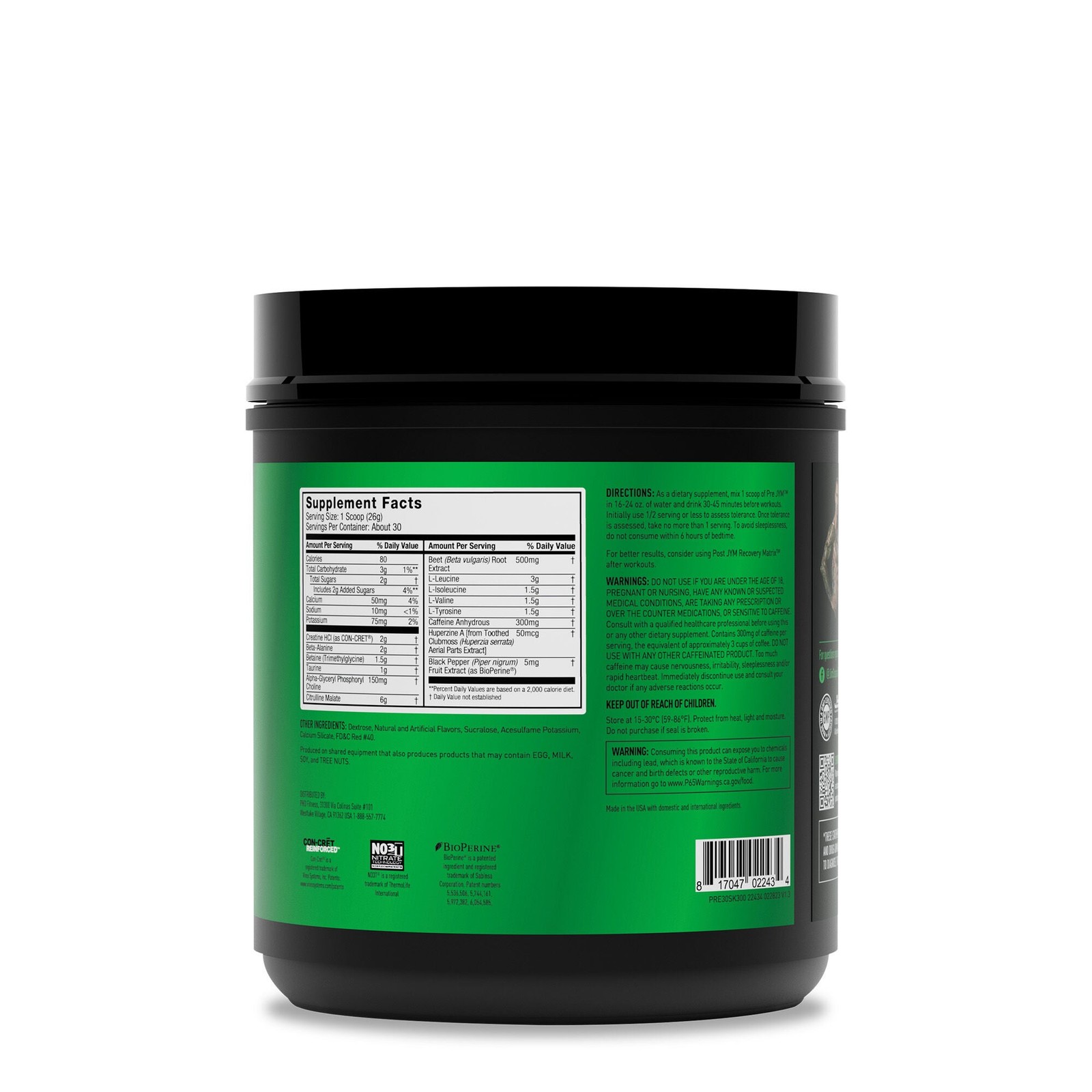 Pre Jym Pre-Workout – Strawberry Kiwi (30 Servings)