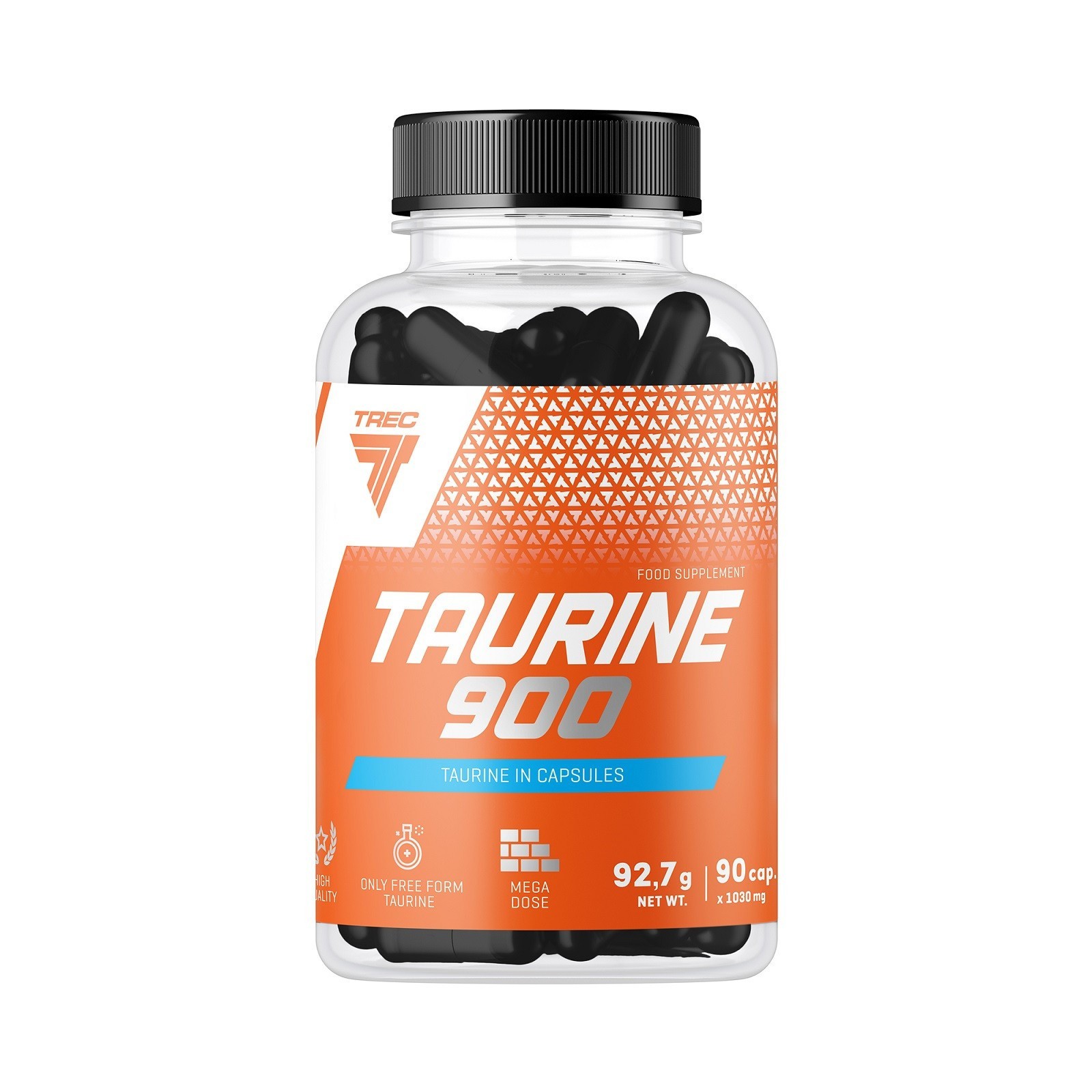 TAURINE 900 – 90-180 Capsules – Supports mental performance, focus, regeneration