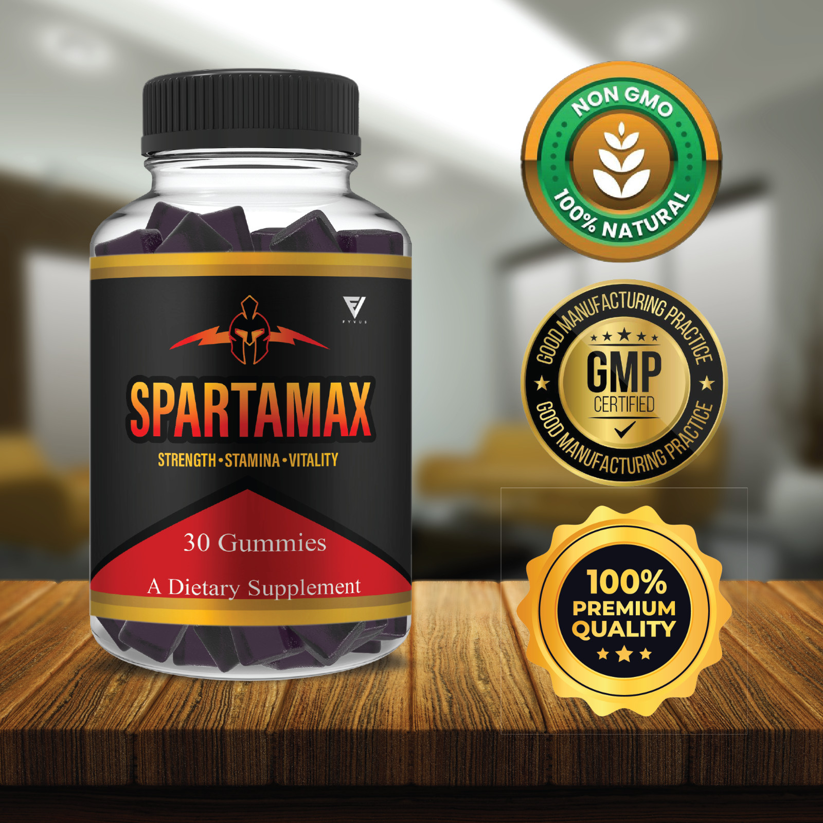 Spartamax Performance Gummies, Spartamax Daily Support (1 Month Supply)