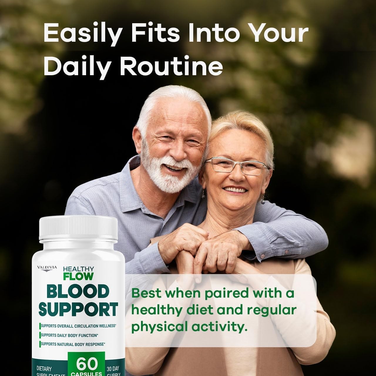 Healthy Flow Blood Support Supplement Capsules Circulation 2 Pack 120Ct