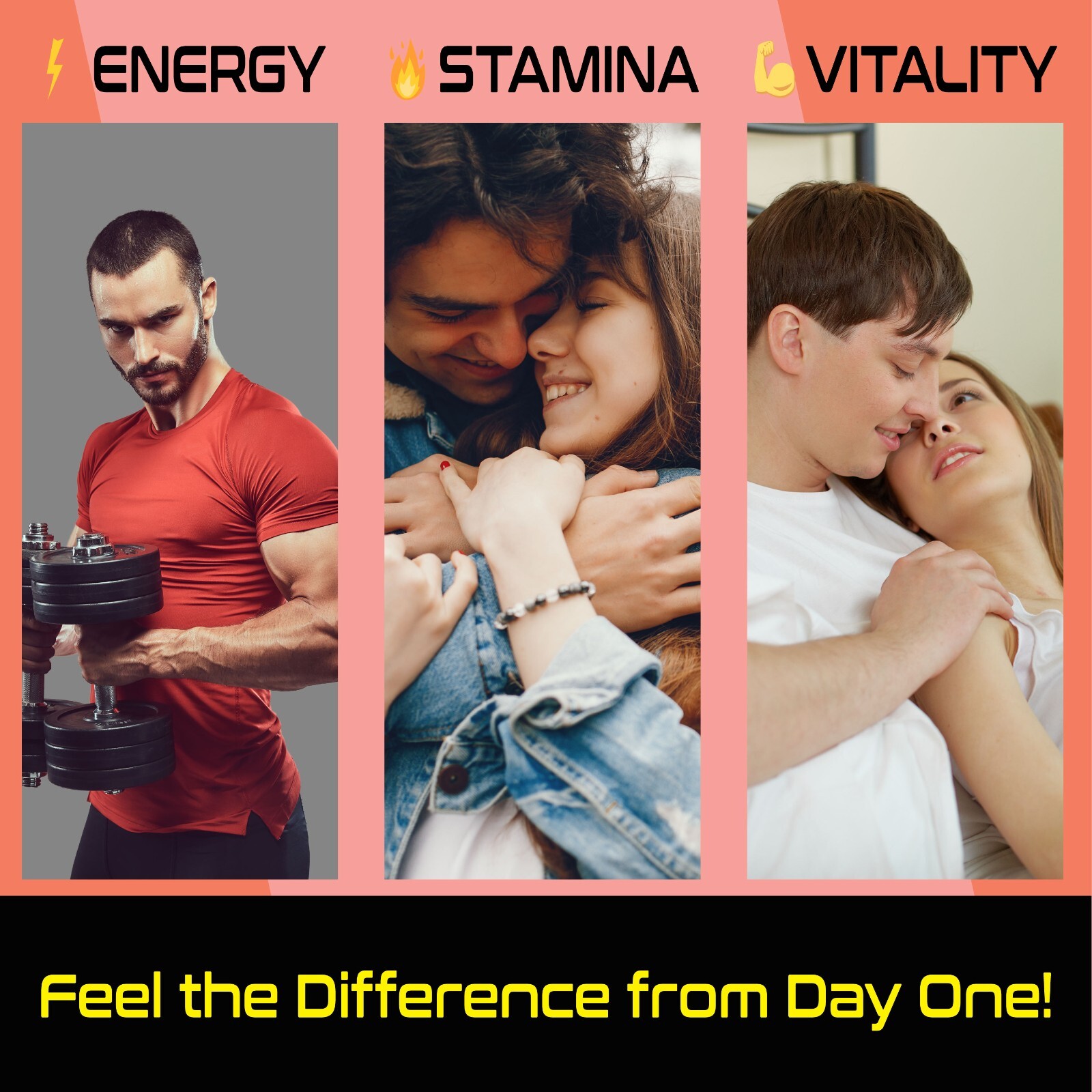 Male Enhancement & Testosterone Support – Men’s Health Libido Booster 60 Pills