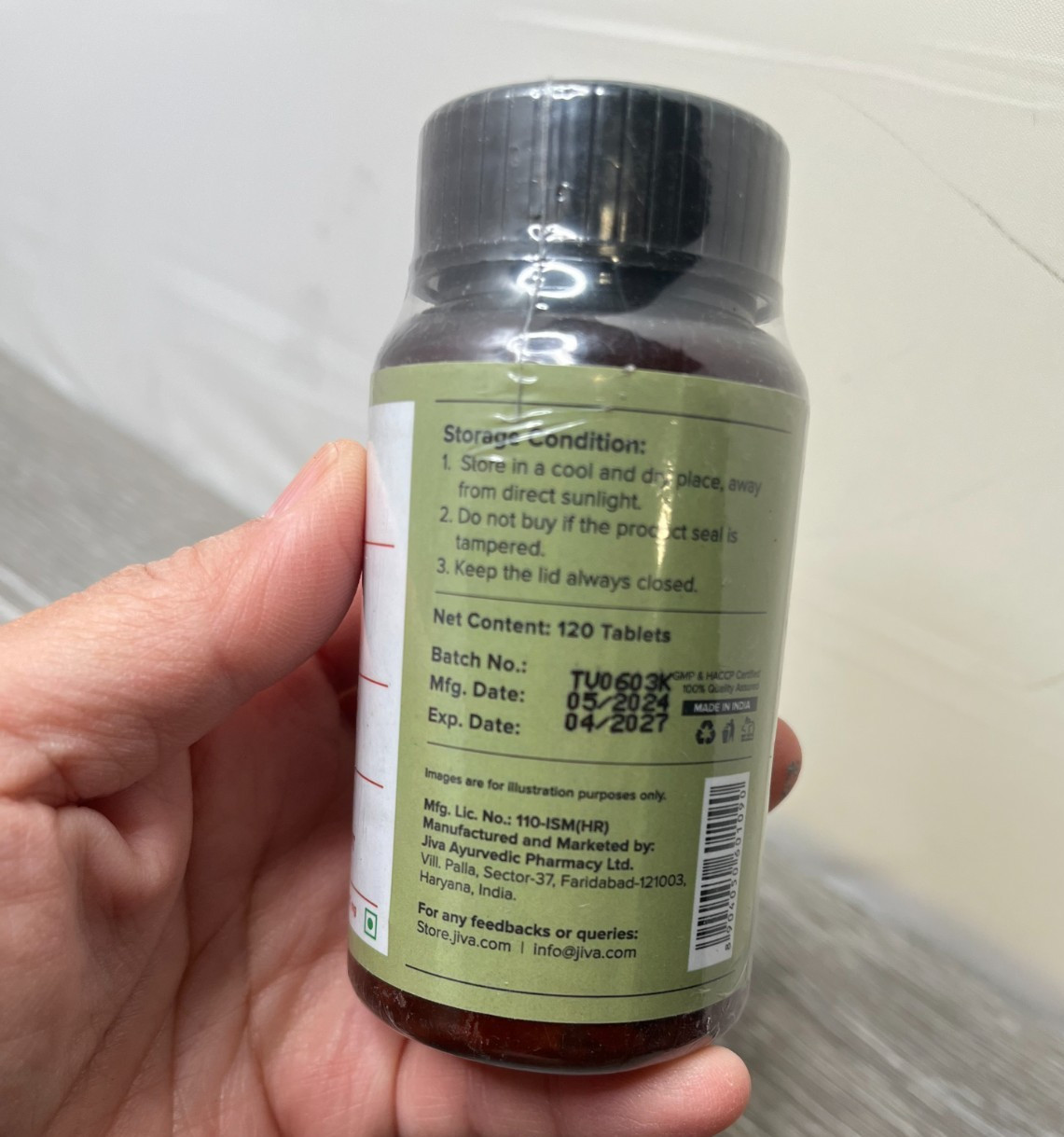 Jiva Ayurveda Arjuna Vata+Kapha Balance Healthy Heart 120 Tablets Exp 4/27