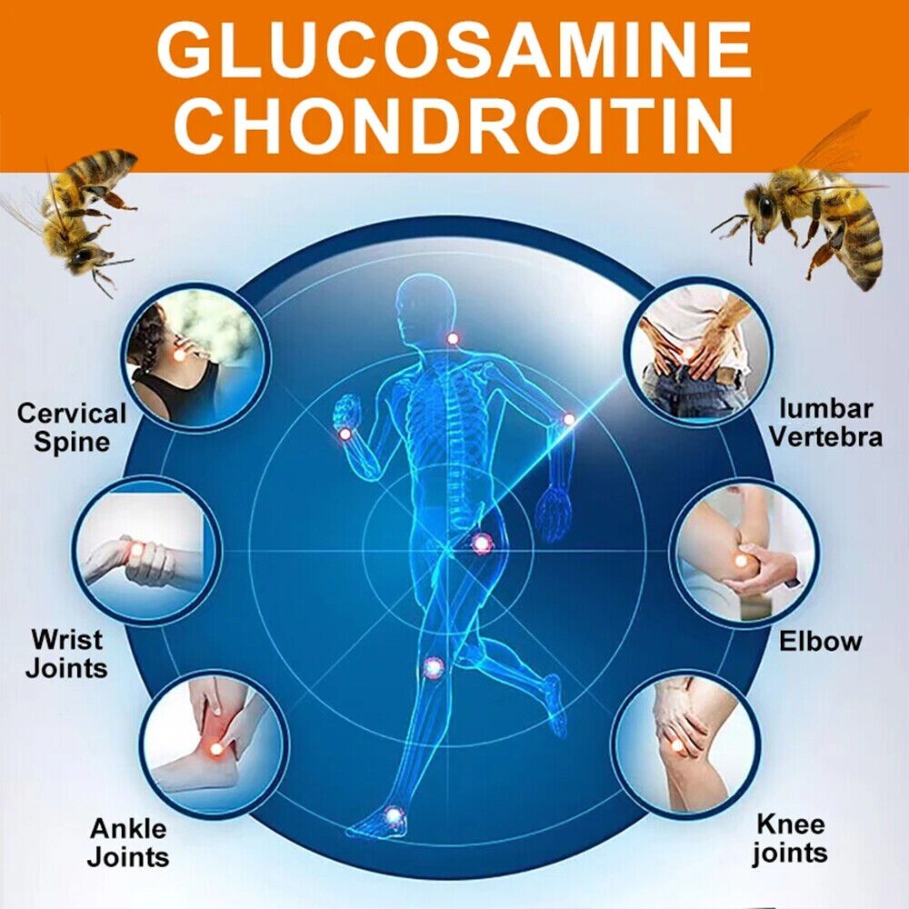 Glucosamine Chondroitin Turmeric & MSM – Bones, Joint Support Capsules