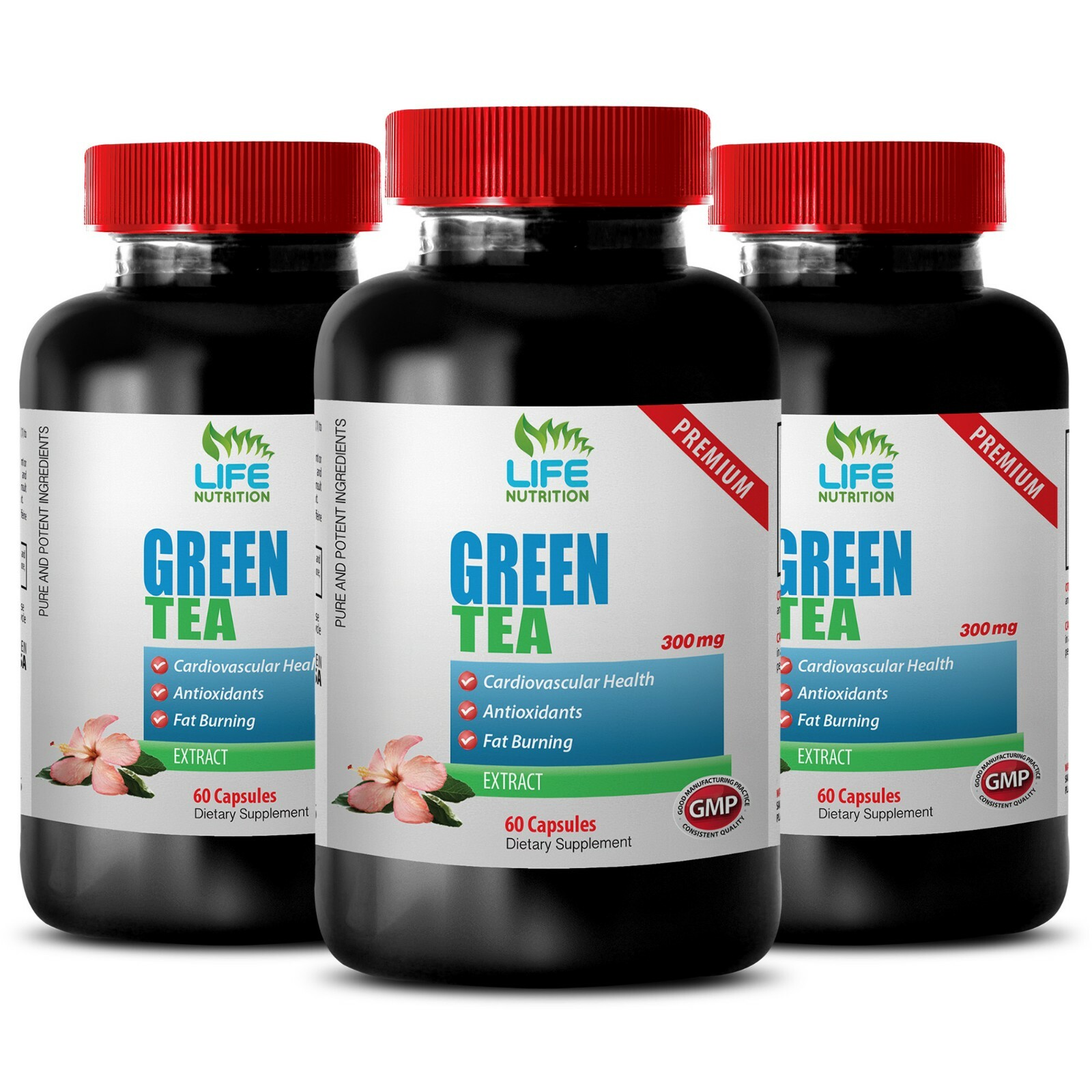 matcha weight loss pills, GREEN TEA EXTRACT 300mg, brain booster capsules 3B