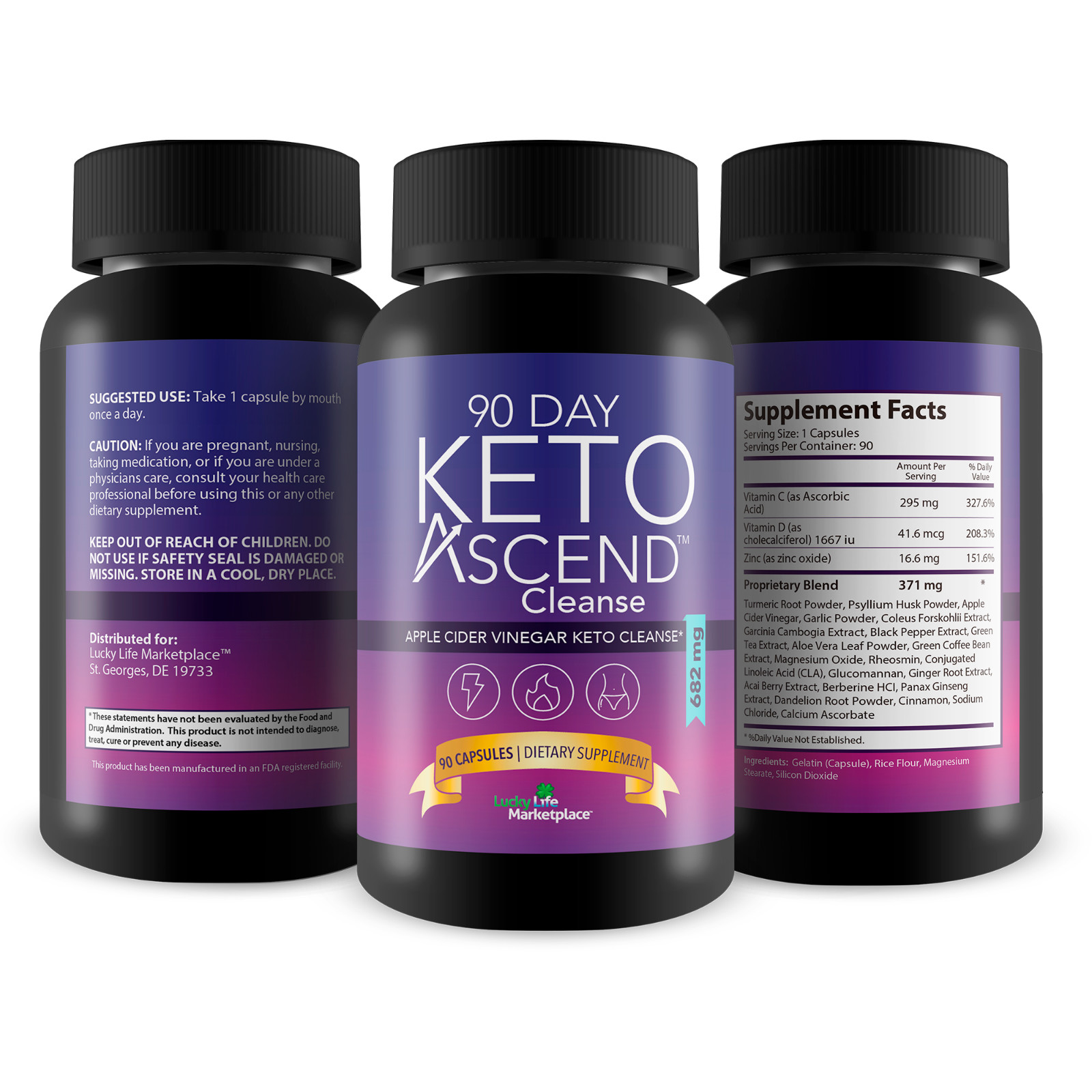 90 Day Keto Ascend – Apple Cider Vinegar Keto Cleanse – Promote Wellness