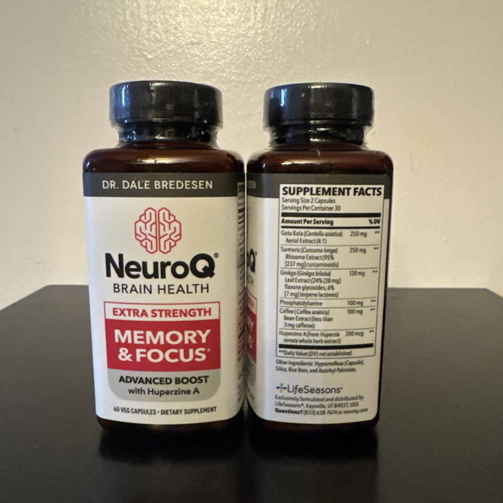 Life Seasons DR. DALE BREDESEN NeuroQ Memory & Focus Extra Strength 120 Veg Caps