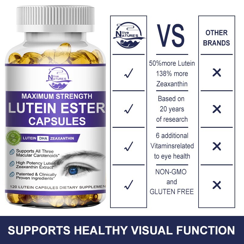 Eye Health Supplement,Lutein and Zeaxanthin,Vision Health,Eye Strain Support
