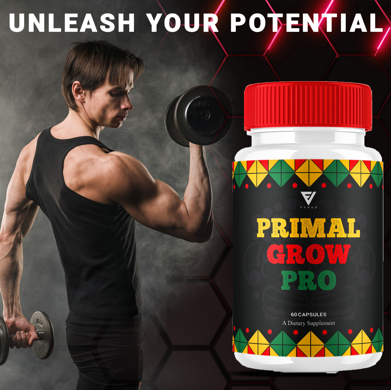 (5 Pack) Primal Grow Pro Capsules PrimalGrow Pro Max Performance (300 Capsules)