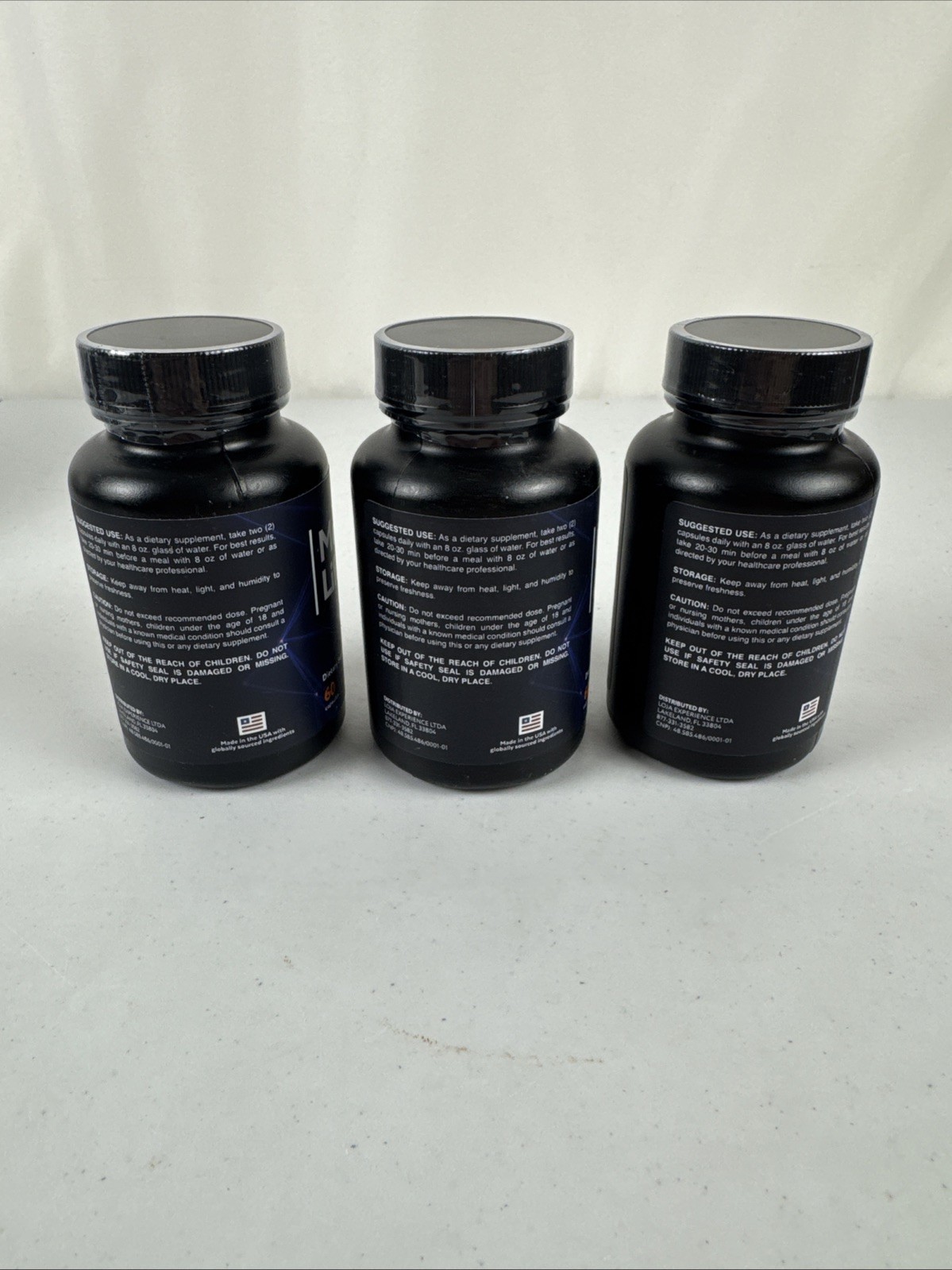 Memory Lift Dietary Supplement 180 Capsules Lot of 3 Expires 11/2027 New Sealed