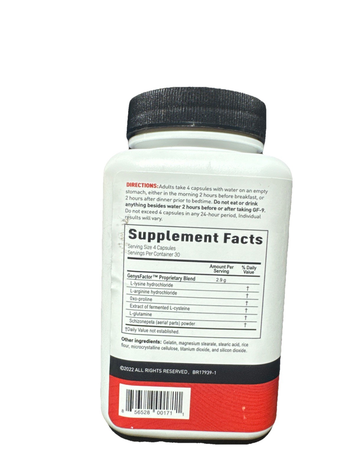 Novex Biotech Growth Factor 9 Dietary Supplement GF-9 120 Caps exp 08/2026