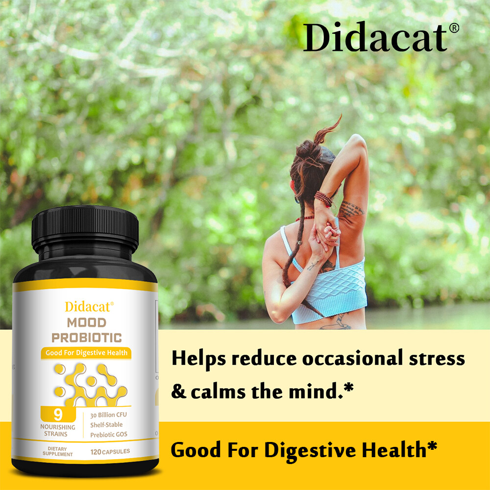 Mood Probiotic Capsules 30 Billion CFU Immunity Digestive Support Mood Health