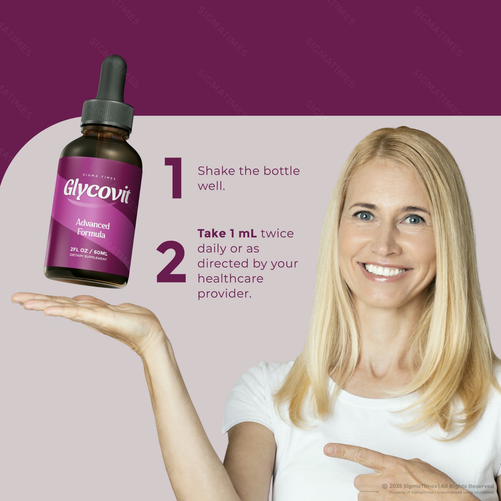 Glycovit Drops, Liquid Supplement for Blood Support & Metabolism (30 servs)