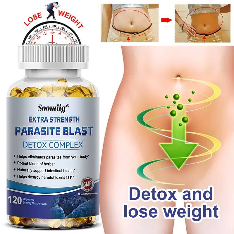 Detox Cleanse Caps,Full Gut to Healthy Digestion & Intestinal Balance,120 Count
