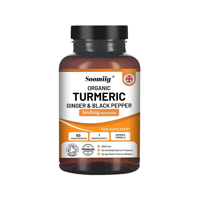 Turmeric Ginger&Black Pepper 1440mg Per Serving Supports Joint And Heart Health