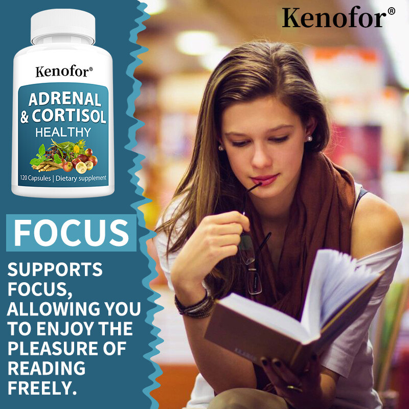 Adrenal Support Supplement Natural Stress Relief & Cortisol Manager Capsules