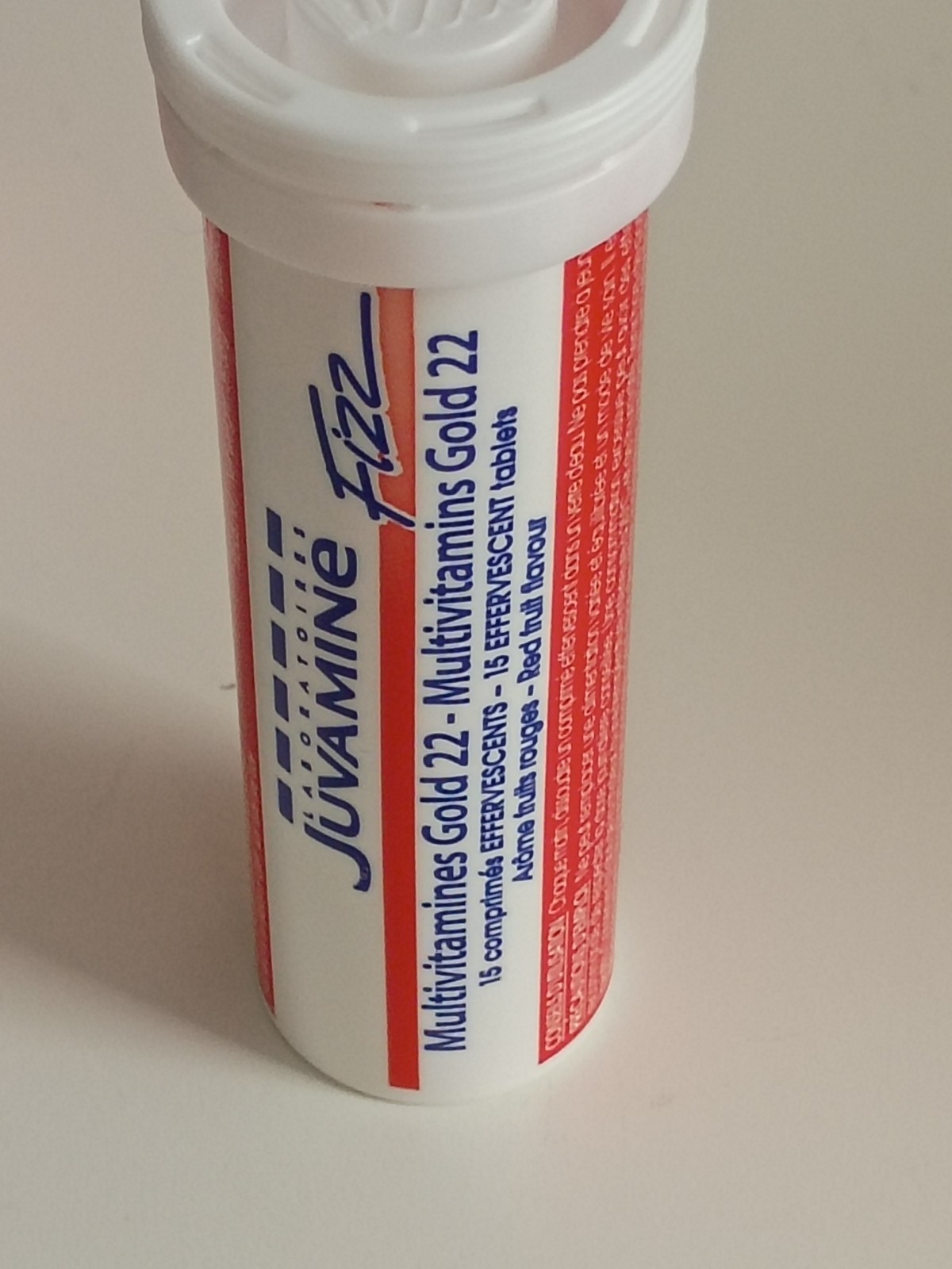 2 JUVAMINE Fizz MULTIVITAMINS Gold 22 EFFERVESCENT Tablets Red Fruit Flavour