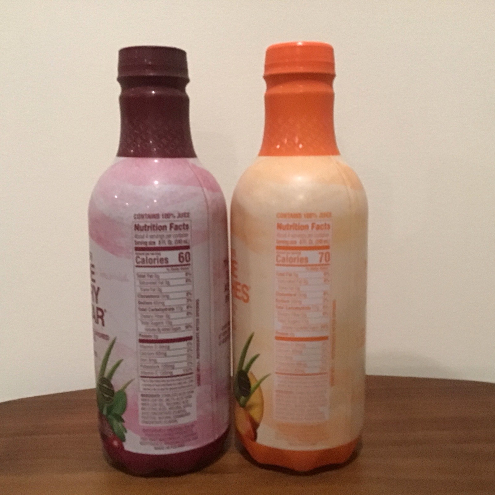 Forever Aloe Vera Juice 33.8 fl.oz Bottle Pack 2 Pack (Berry & Peaches Flavor)