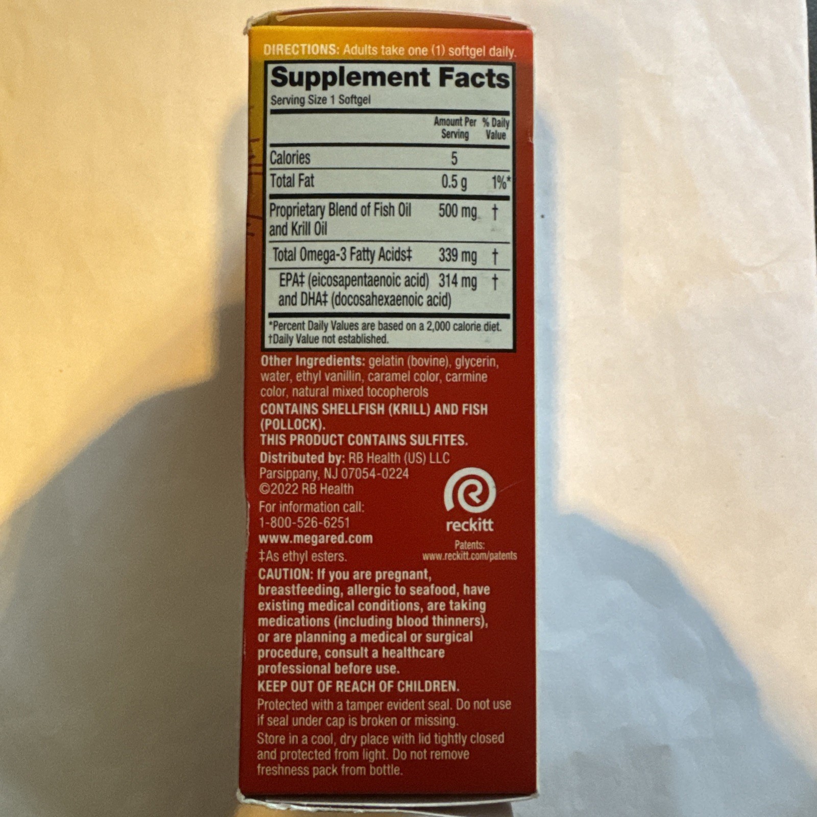 Mega Red Advanced 4in1 Fish & Krill Oil – 25 Softgels Exp 10/2025