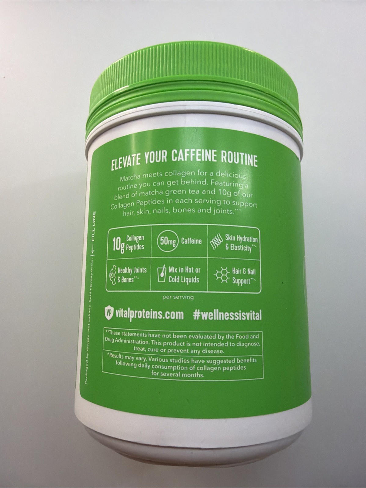 Vital Proteins Matcha Collagen Collagen Peptides Powder Original Matcha 10.5oz