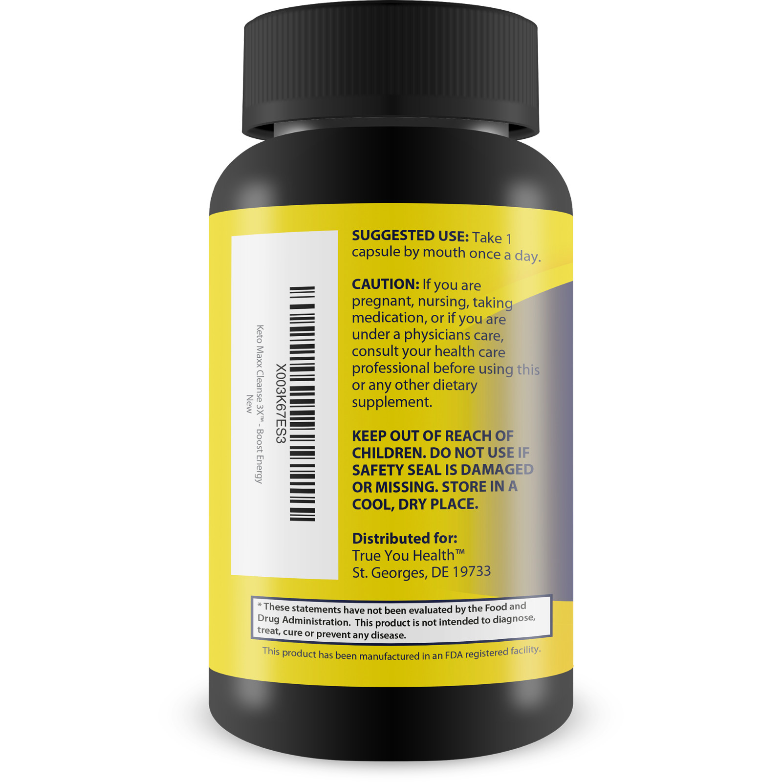 Keto Maxx Cleanse 3X – Keto Friendly Cleanser – 90 Day Supply – Cleanse & Detox