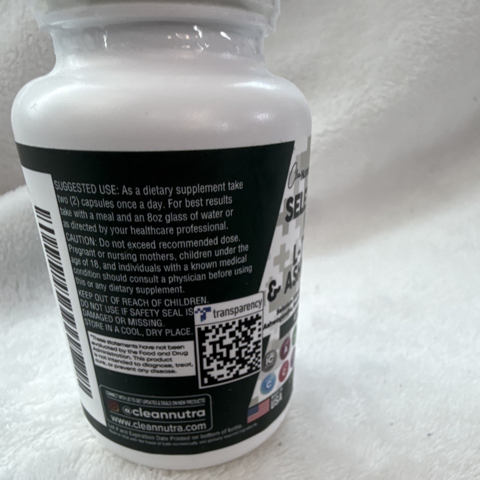 Clean Nutraceuticals Thyro Defend Thyroid Support Selenium Zinc 60 Caps 11/2026