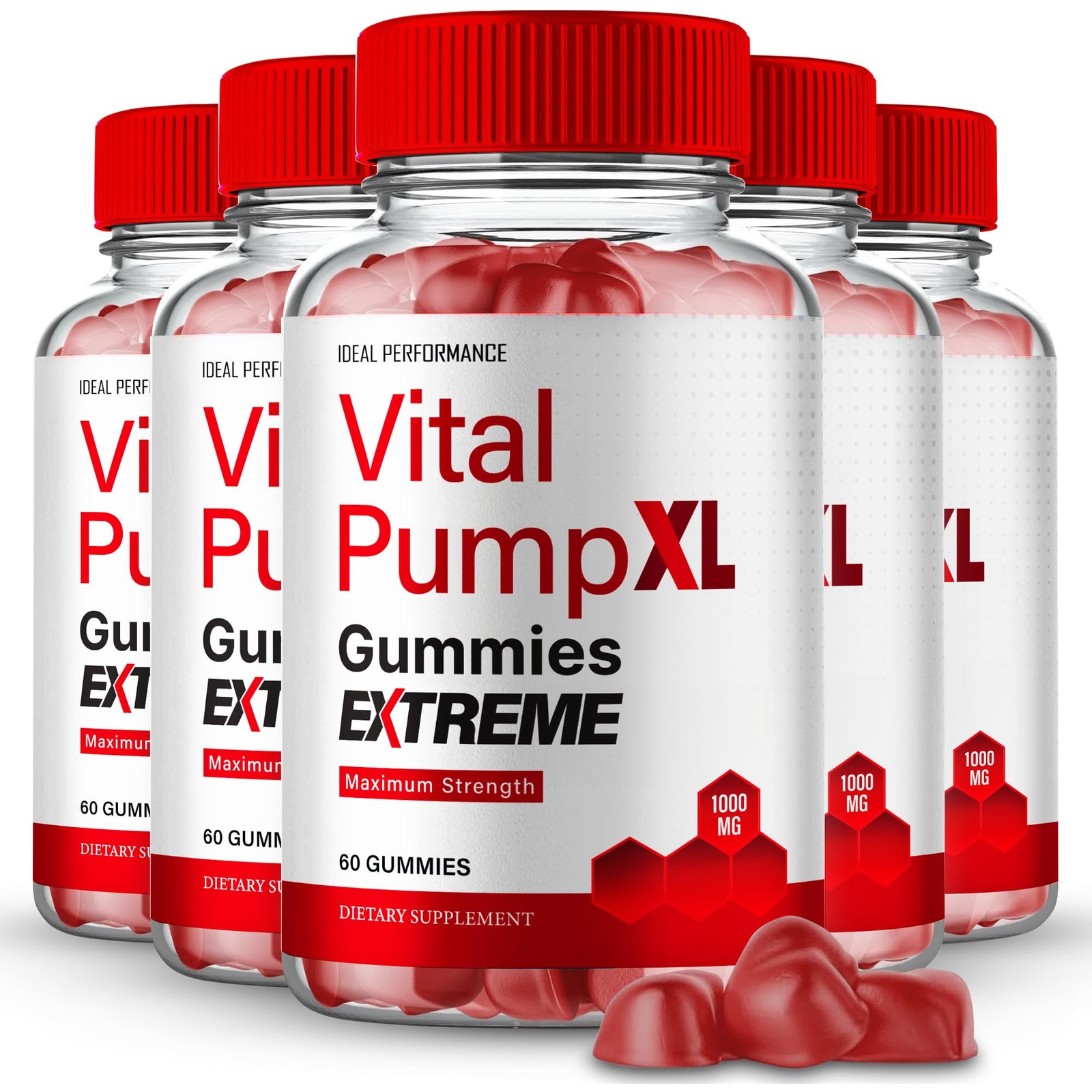 VitalPumpXL Vital Pump XL Max Supplement – 300 Gummies (5 Pack)