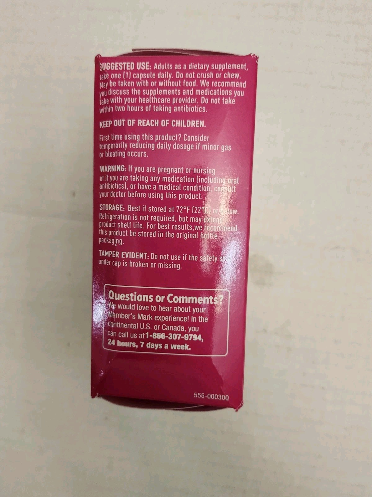 Members Mark Women’s Daily Probiotics – 90 CT – 14 Strain – Sealed – Exp 11/2027