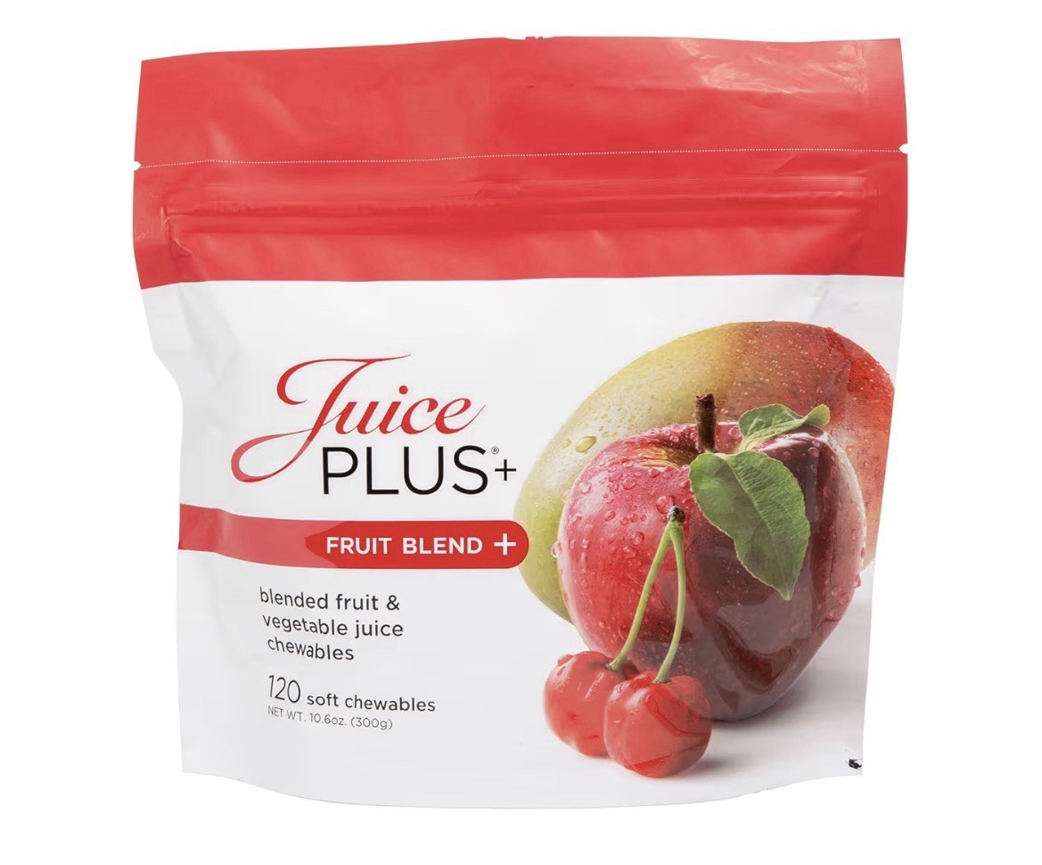 JuicePlus+ Fruit & Vegetable Blend Soft Chews Tasty Vegan Fruit Veggie 4 Packs