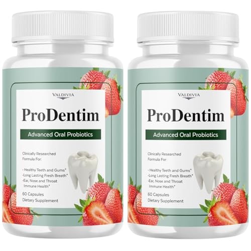 ProDentim Oral Health Probiotic Supplement Capsules Gums Teeth 2 Pack 120Ct