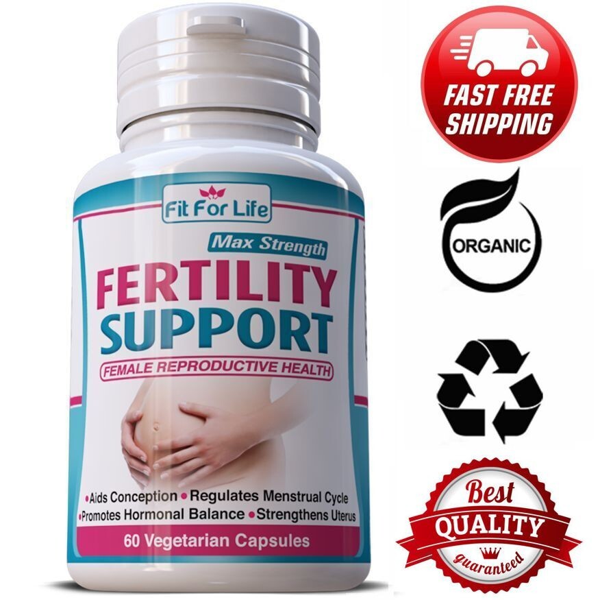 PREGNANCY FEMALE FERTILITY REPRODUCTIVE NATURAL HEALTH CONCEPTION AID 60 CAPS