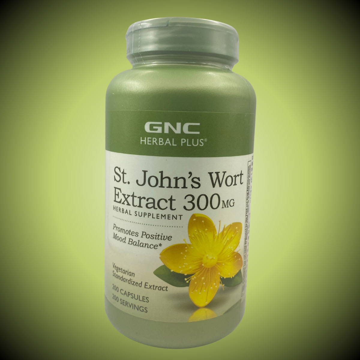 GNC Herbal Plus St. John’s Wort Extract 300MG – Positive Mood! – 200 CT. – NEW!