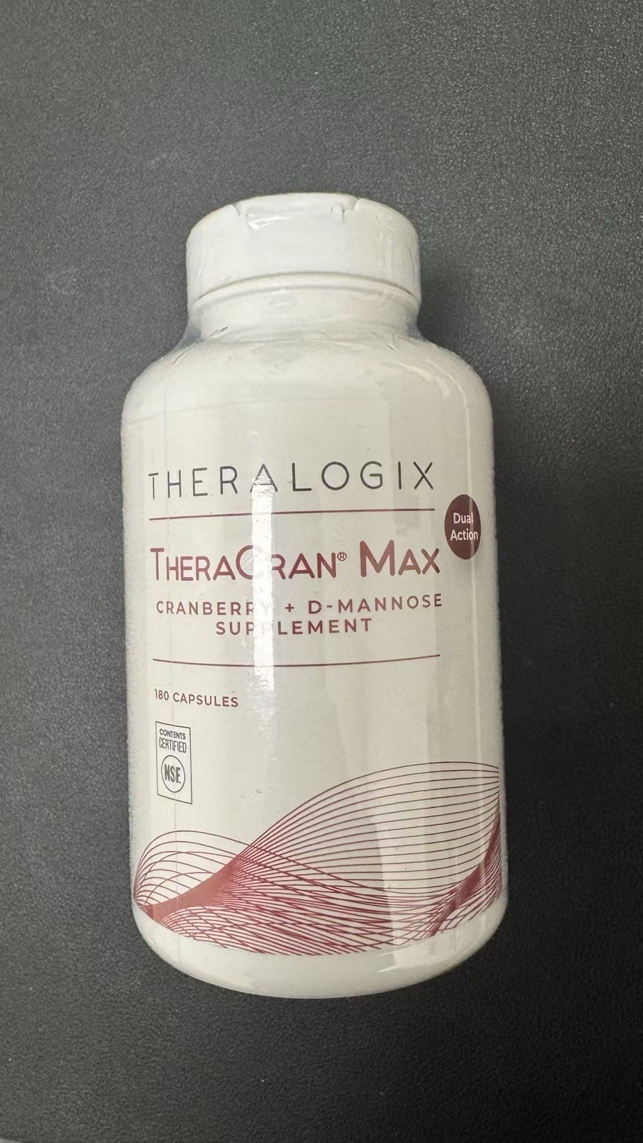 Theralogix TheraCran Max Cranberry + D-Mannose NSF Certified 180 Capsules
