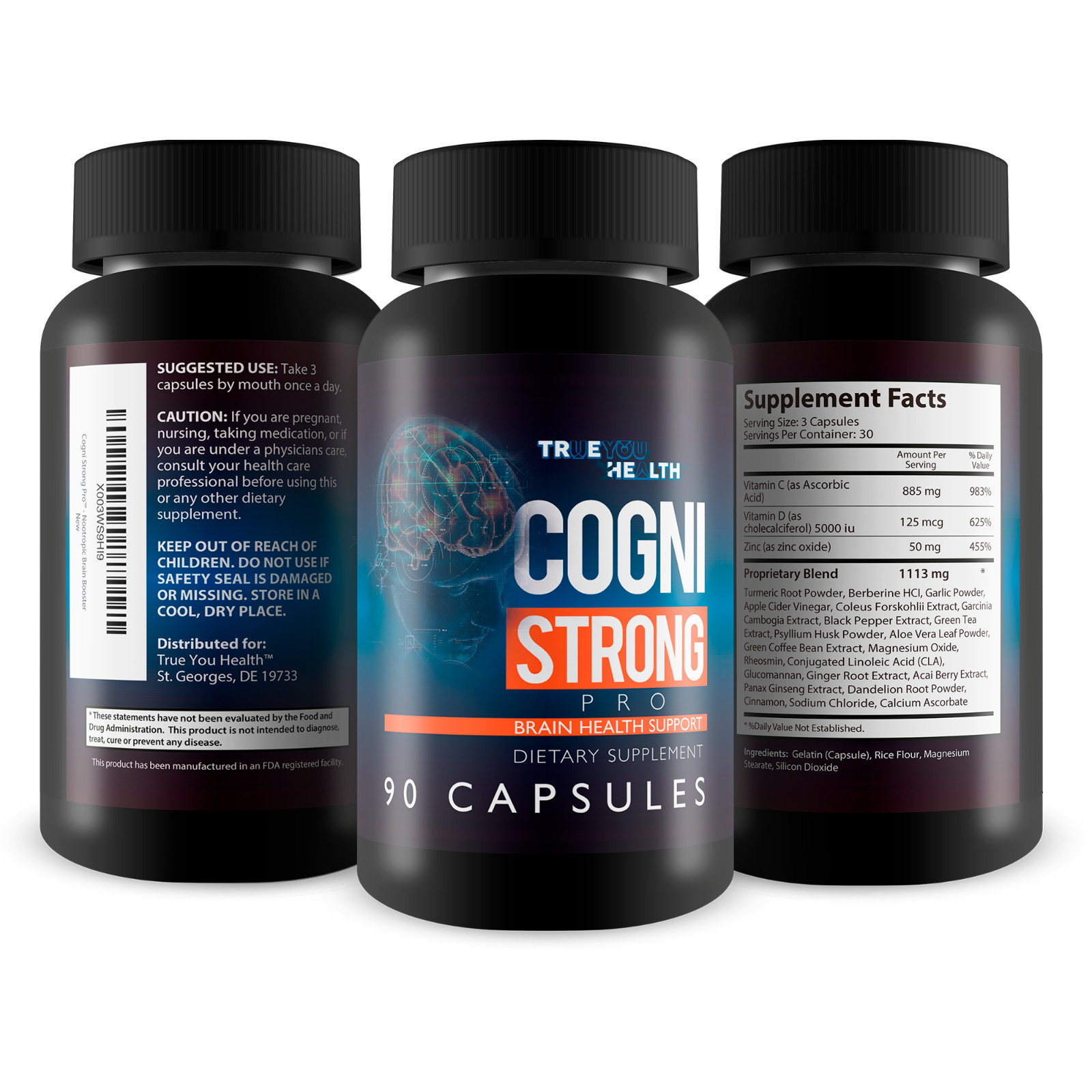 Cogni Strong Pro – Brain Health Support Supplement for Memory, Focus, Clarity