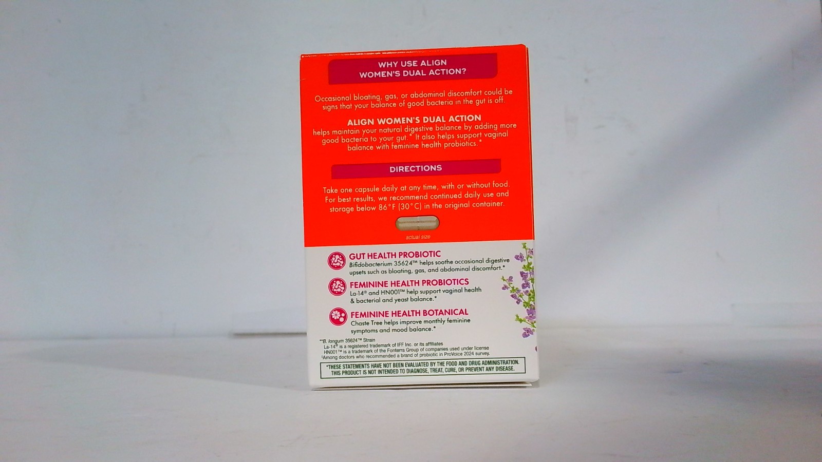 Align Probiotic Women’s Dual Action Supplement 42 Capsules – Exp 09/2026