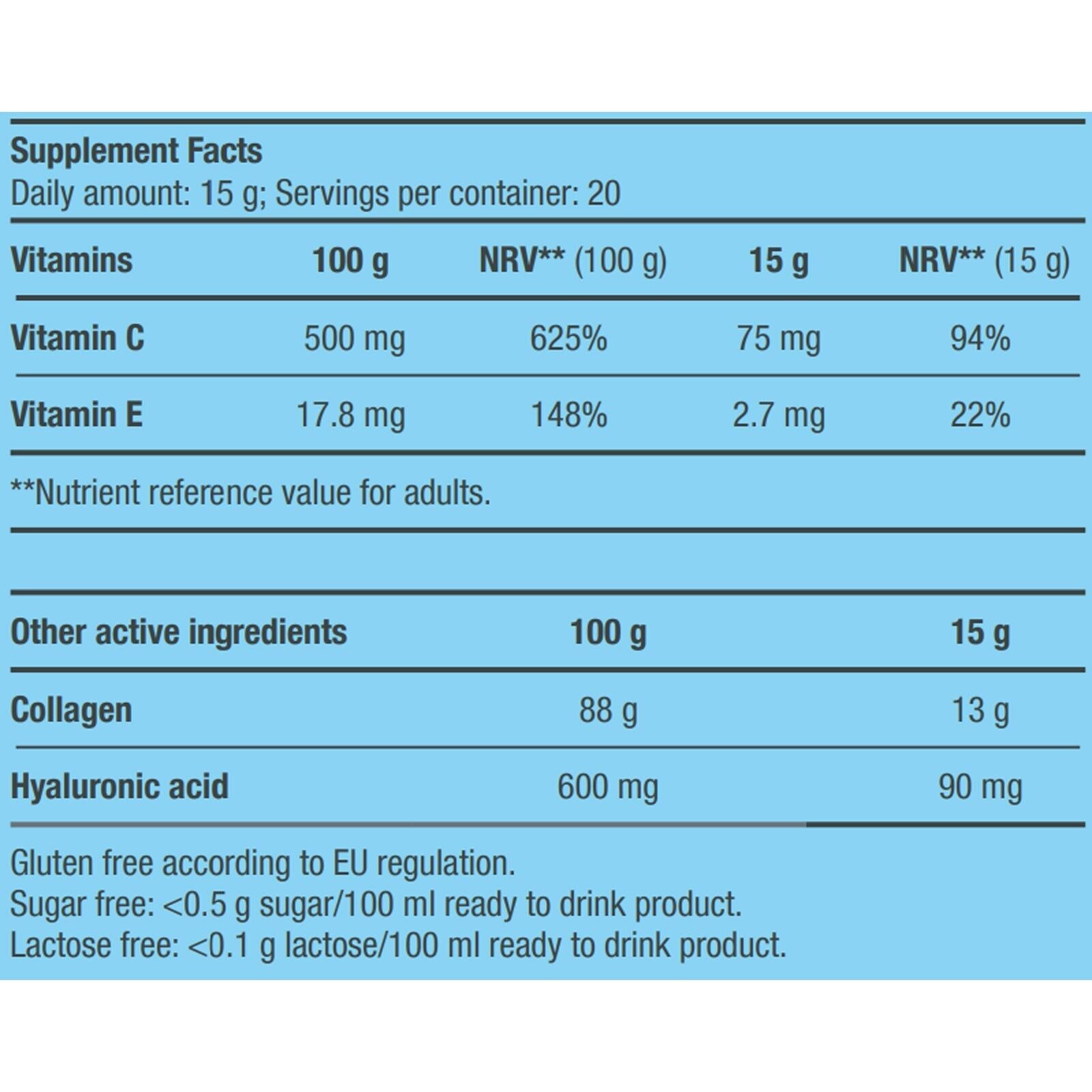 COLLAGEN – 300g – Premium – Supports skin elasticity hydration nails joints hair