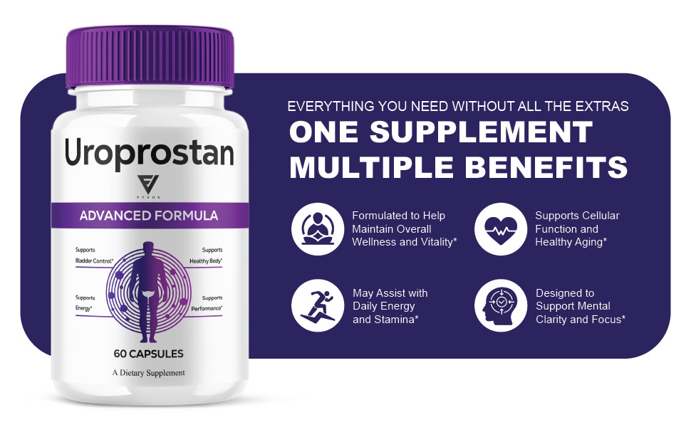 (2 Pack) Uroprostan Advanced Male Capsule, Uro Prostan Support (120 Capsules)