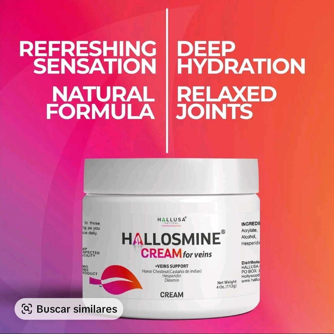 Hallusa Natural Hallosmine Xtra Circulation & Vein Support 60 Capsules