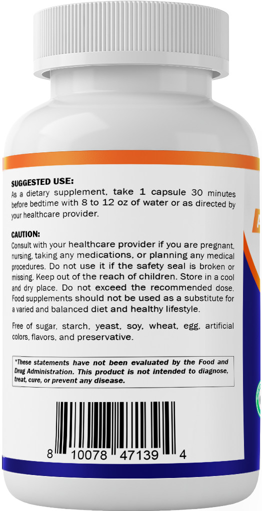 Vitamatic Advanced Sleep Aid with Melatonin – 120 Vegetable Capsules