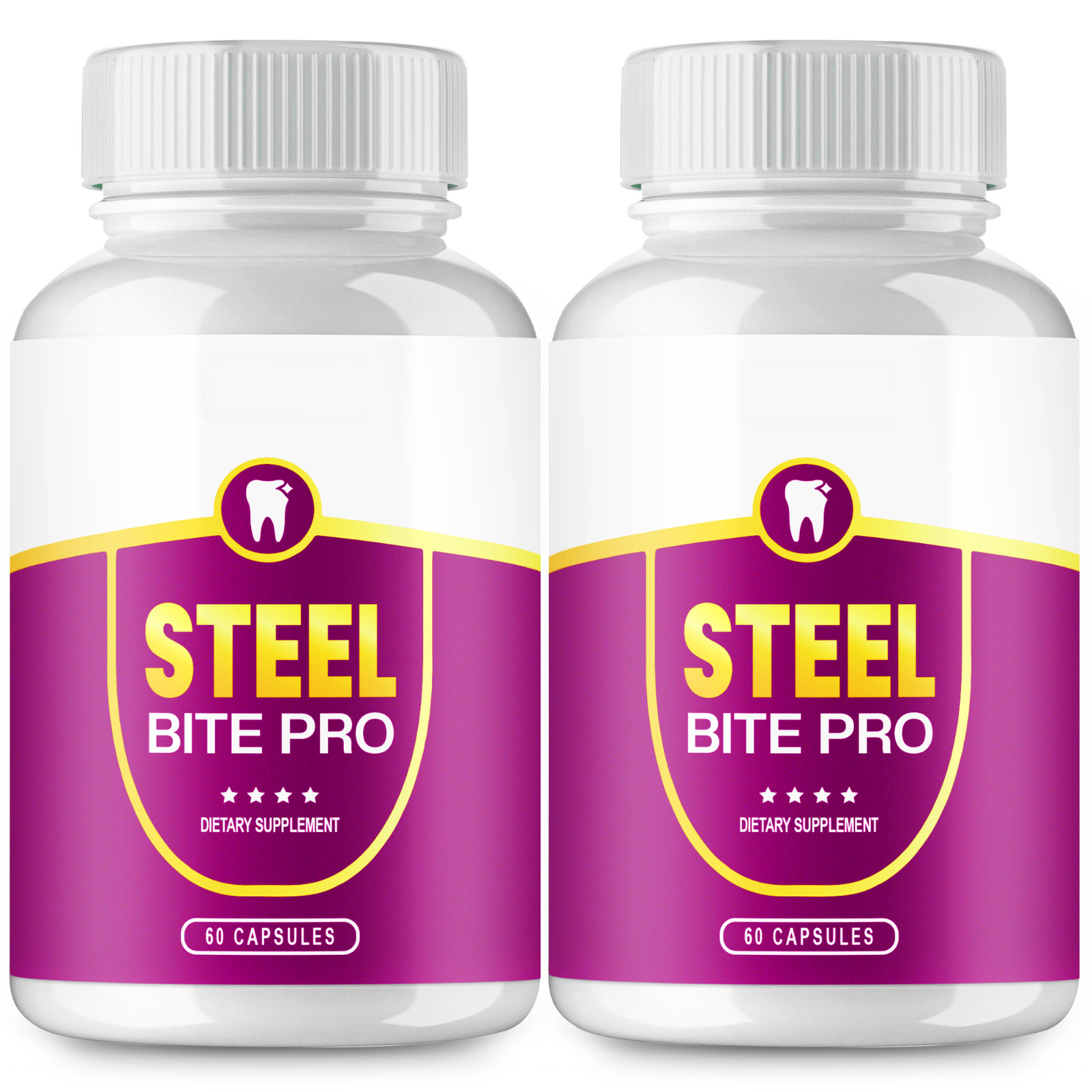 Steel Bite Pro for Teeth and Gum Repair – Official Formula (2 pack)