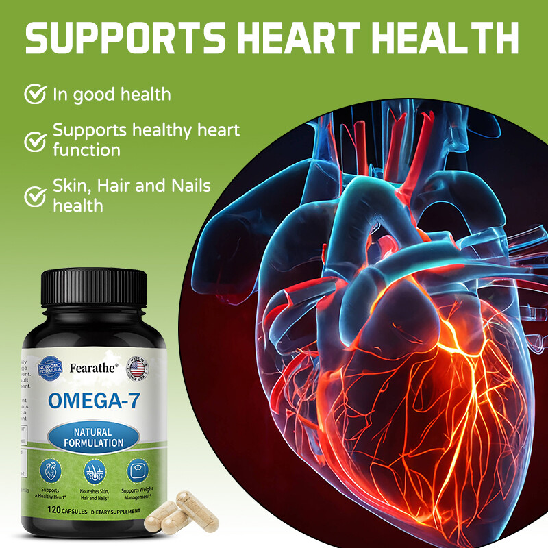 Omega-7 Sea Buckthorn Oil Capsules 900mg | 30 to 120 Capsules