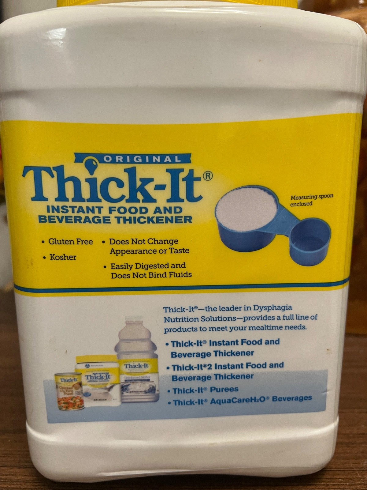 Thick-It Original Food & Drink Thickener Unflavored 36 oz Canister Oct 2027