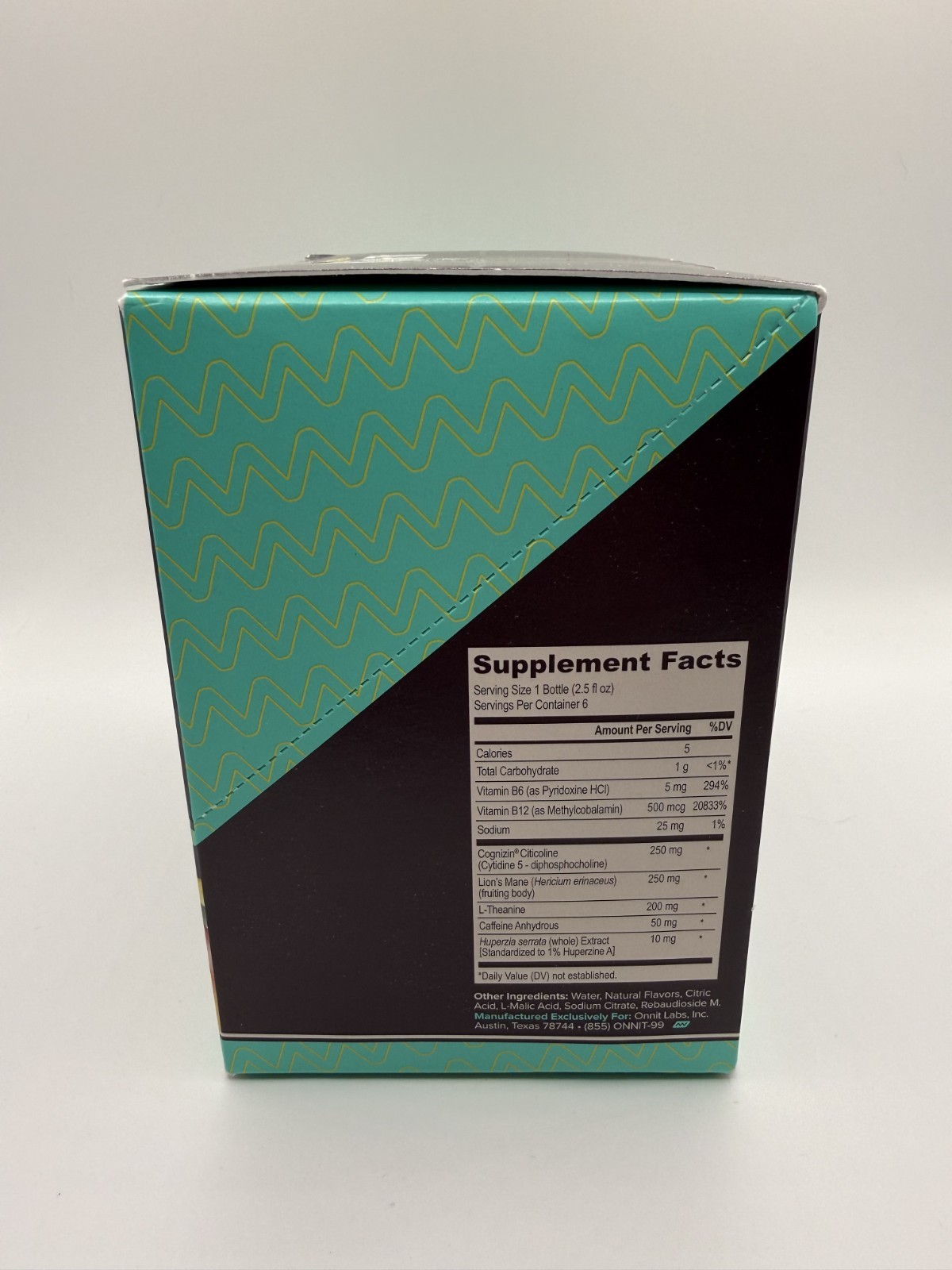 Onnit Alpha Brain Focus Shot Tropical Flavored 74 mL Bottles; 444 mL – Brand New