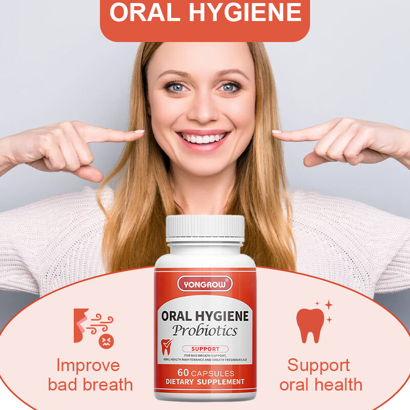 Oral Hygiene Probiotics, Dental Probiotics for Gums and Teeth Bad Breath