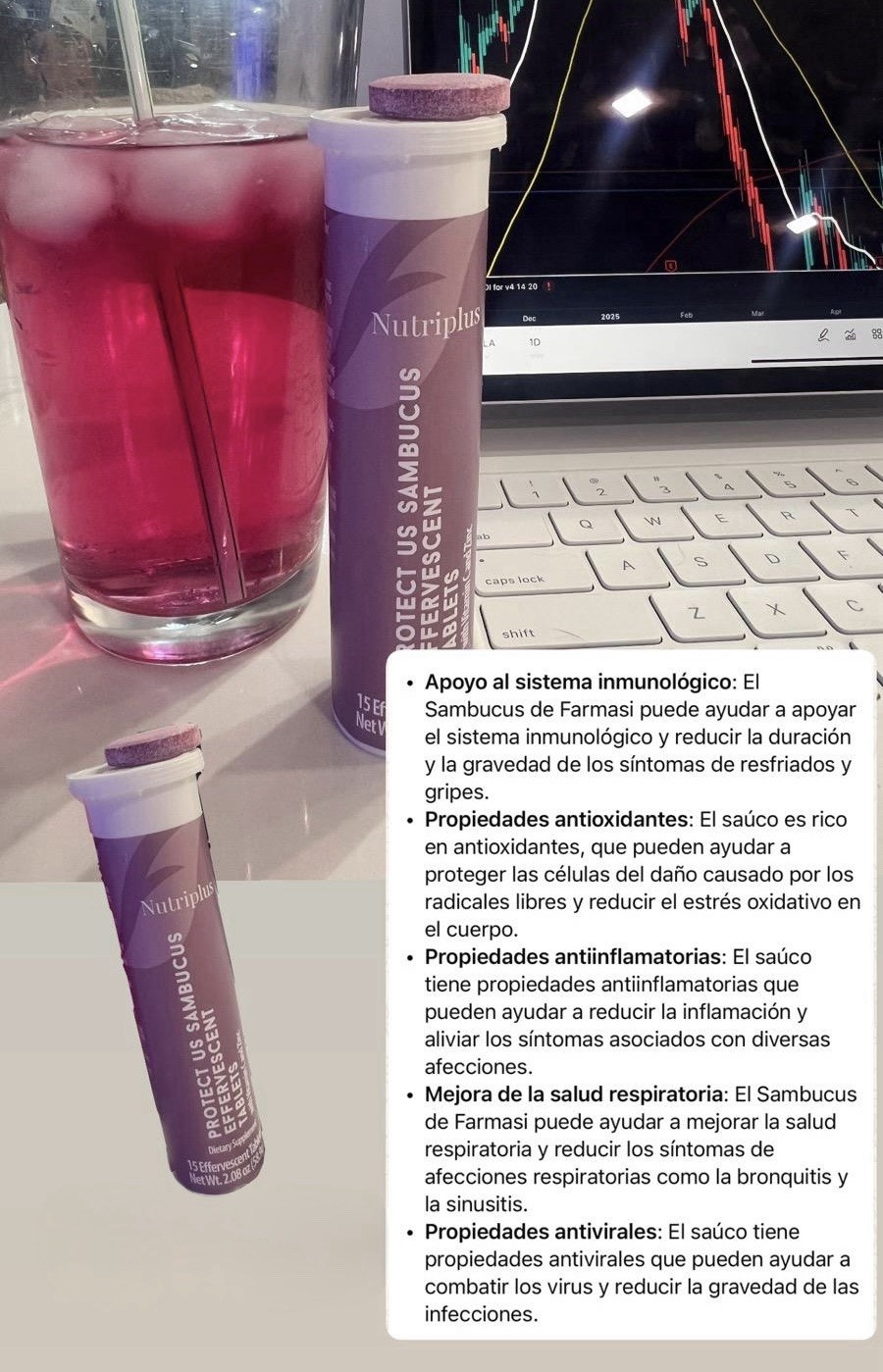 Nutriplus Sambucus: Fortalece tu sistema inmunológico naturalmente.