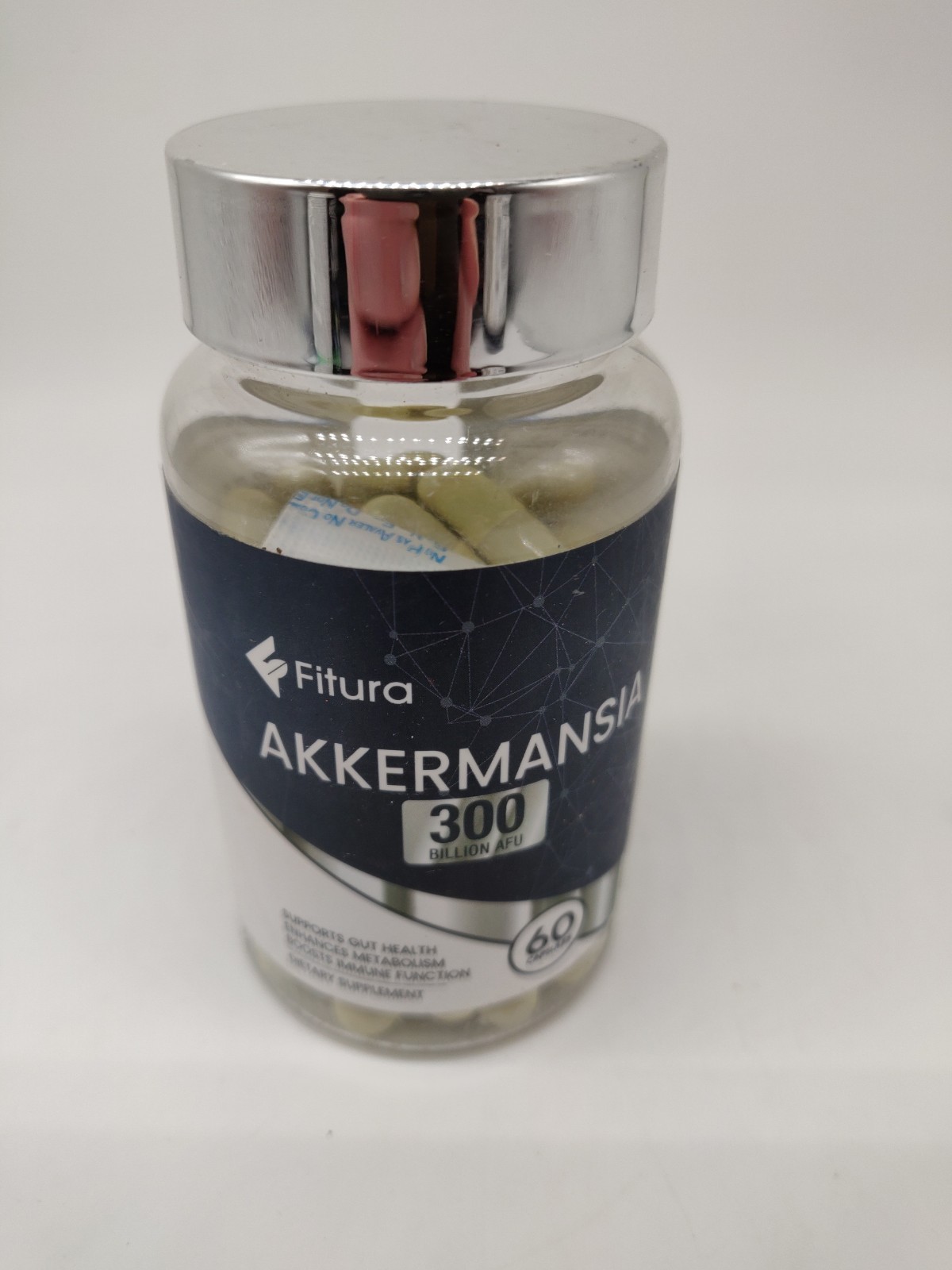 Fitura Akkermansia 300 Billion AFU Probiotic Gut Health 60 Capsules EXP 10/2026